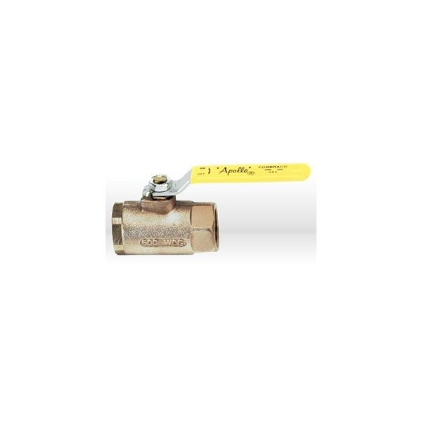 Apollo Valves Valve Bronze Ball Valve, 2in. , SS Lever & Nut, 4-3/8 in. , FNPT, Chromium plated ball, 600PSI 70-108-10 - main
